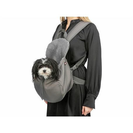 Sac à dos pour animaux de compagnie Trixie Molly Gris Polyester 25 × 38 × 17 CM
