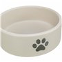 Mangeoire pour chiens Trixie Gris Gris clair Ø 12 cm 300 ml