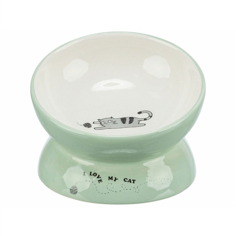 Mangeoire pour chiens Trixie Blanc Vert Ø 13 cm 150 ml