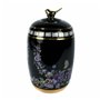 Vase DKD Home Decor Porcelaine Noir Shabby Chic (14 x 14 x 24 cm)
