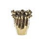 Vase DKD Home Decor Porcelaine Doré Moderne (18 x 18 x 23 cm)