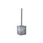 Brosse de salle de wc DKD Home Decor Scandi Argenté Gris Acier inoxydable Aluminium Résine (9,5 x 9,5 x 37 cm)