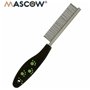 Brosse à Cheveux Mascow 27793 Noir Rouge Vert Polyester Acier 4 x 20,5 x 1,5 cm 12 Unités