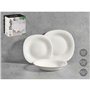 Service de Vaisselle Vivalto F-LFP95-85-90 Blanc Verre opalin (2 Unités)