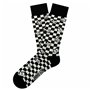 Chaussettes Jimmy Lion Felix Check Noir 41-46