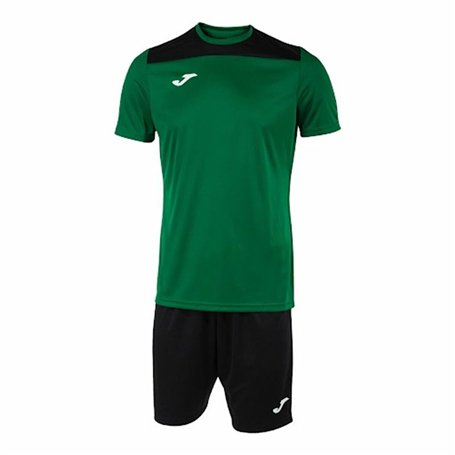 Ensemble de Sport pour Adultes Joma Sport PhoenIX II Noir Vert Multicouleur 9-10 Ans 2 Pièces