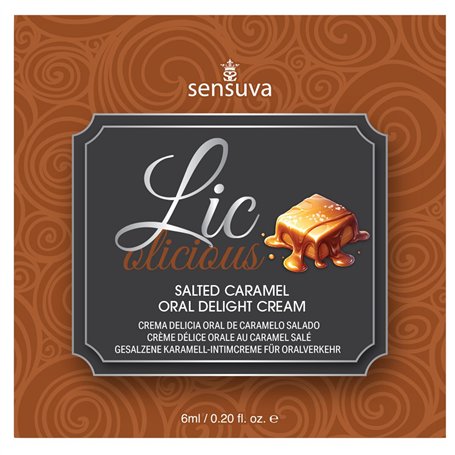 Lubrifiant aromatisé Sensuva Caramel 6 ml