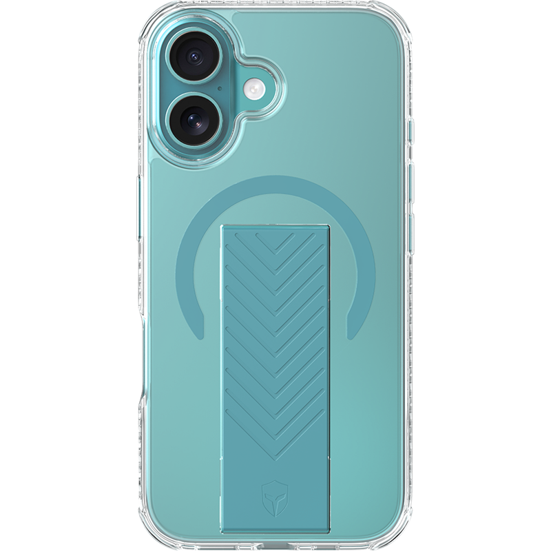 Image secondaire de Coque renforcée MagSafe iPhone 16 AIR Grip 3m Verte + Garantie à vie Force Case