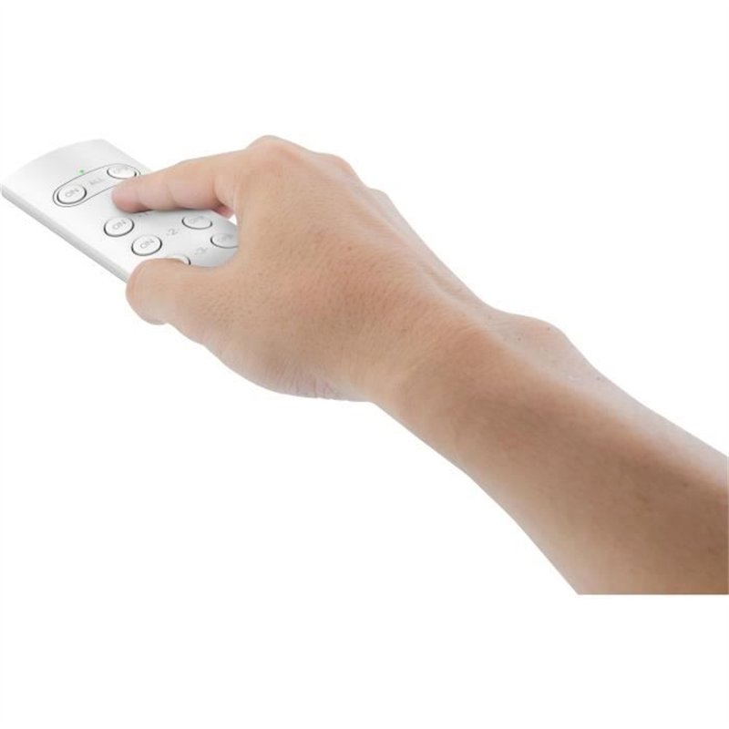 Image secondaire de Pack de 2 prises télécommandées pour utilisation extérieure + télécommande - GAO - 230 V - Noir