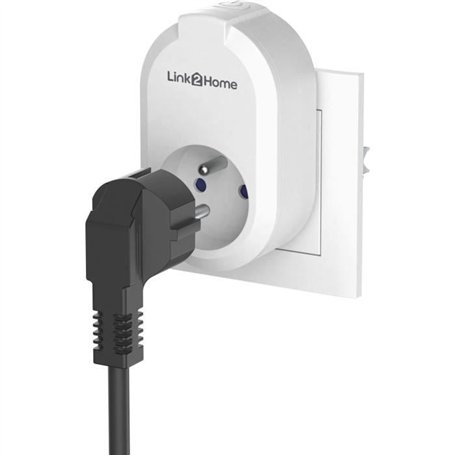 Lot de 2 Prises connectées - LINK2HOME - 230 V - Blanc