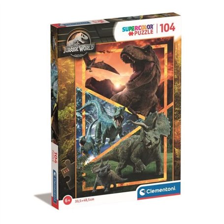 CLEMENTONI - 104 pieces Super - Jurassic World