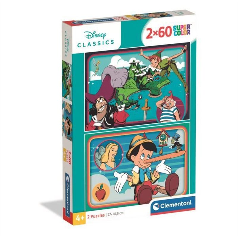 CLEMENTONI - 2x60 pieces - Disney Classic