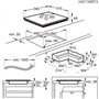 Plaque de cuisson a induction - ELECTROLUX - 4 foyers dont zone gauche modulable - 58 x 51 cm - EIV66453I