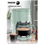 Cafetiere filtre - FAGOR - FG1560 - 1,5L - 12 tasses - Maintien au chaud
