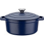 Marmite fonte massive - GSW - BLUE MAGIC - 24 cm - Ronde - Induction - Bleu