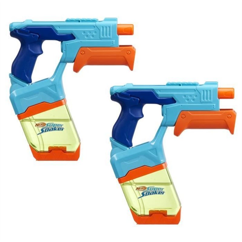 Image secondaire de Nerf Dunk-Fill, Pack de 2 pistolets à eau, réservoirs à remplissage instantané facile, jouets d'eau, Super Soaker, dès 6 ans
