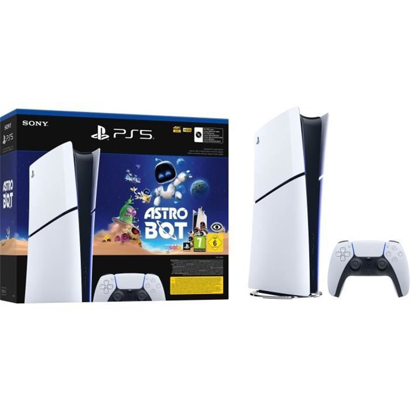 Image secondaire de Pack PS5 Digital : Console PlayStation 5 (modele Slim) + Astro Bot