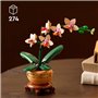 LEGO Botanique 10343 L'orchidée miniature - Fleurs artificielles - Idée cadeau pour femme