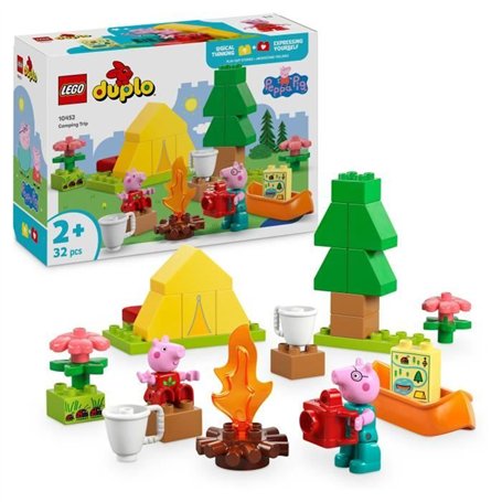 LEGO DUPLO Peppa Pig 10452 Les Vacances au Camping - Jeu de construction des 2 ans