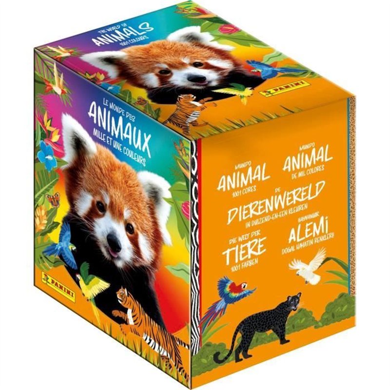 Boîte de Stickers - PANINI - Animaux 2025 - 36 pochettes - 180 stickers
