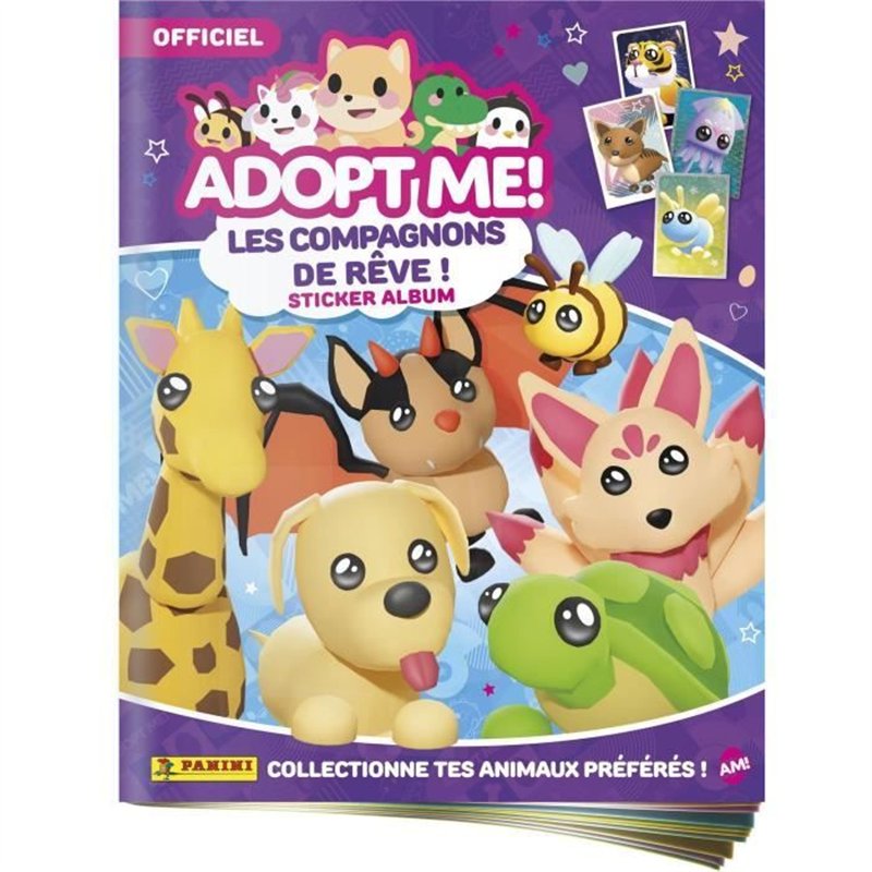 Image secondaire de Pack de démarrage - PANINI - Adopt Me! Roblox - Album + 2 pochettes - 1 carte édition limitée - 10 stickers
