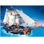 PLAYMOBIL 5810 Chaloupe des pirates, avec canon, Flotte dans l'eau, 3 personnages, 84 pieces, Les pirates, Des 4 ans