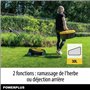 Tondeuse a gazon électrique - POWERPLUS - POWEG62203 - 1000 W - 320 mm Ø - Avec ramassage et éjection arriere