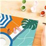 CreArt 24x30 cm Pool Time, Adulte, Peinture par numéros, 25523, Ravensburger