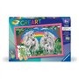 CreArt Kids 31x21cm Au pays des licornes, Kit de peinture par numéros Numéro d'Art, Des 9 ans, 25849, Ravensburger