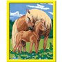 CreArt Kids 31x21cm Fiers chevaux, Kit de peinture par numéros Numéro d'Art, Des 7 ans, 25850, Ravensburger
