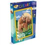 CreArt Kids 31x21cm Fiers chevaux, Kit de peinture par numéros Numéro d'Art, Des 7 ans, 25850, Ravensburger