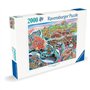Puzzle 2000 pieces, Puzzle Adultes, Des 14 ans, Le mythe de Thalassa, Mer , 12001484, Ravensburger