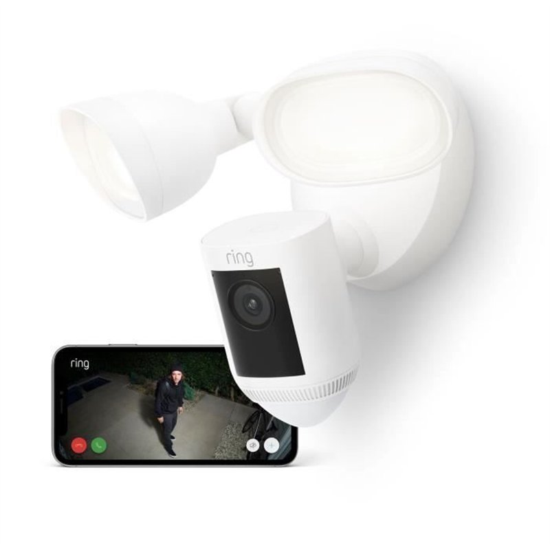 Caméra de Surveillance - RING - Spotlight Pro Plug-in - Blanc - UE