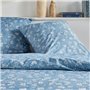 Parure de lit - TODAY Crazy - Imprimé Floral - 2 personnes - 220 x 240 cm - Bleu