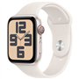 Apple Watch SE GPS + Cellular - 44mm - Boîtier Starlight Aluminium - Bracelet Starlight Sport Band - M/L