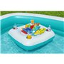 Bestway Piscine Gonflable Enfant 2 Chambres Family Table Flottante 218x218x48 cm +6 Ans