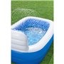 Bestway Piscine Gonflable Silicona avec Aspersoir 229x152x196 cm +6 Ans Jardin 54451