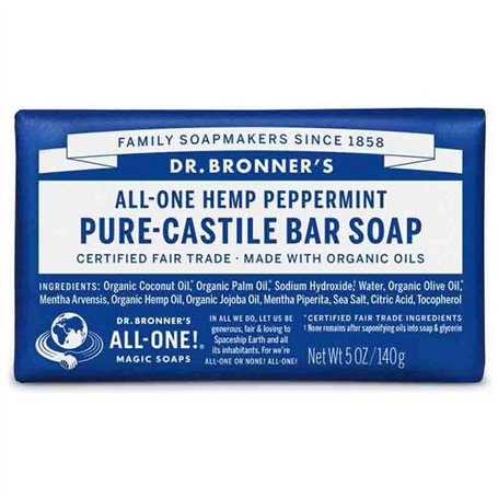 Savon pour les Mains Dr Bronner's All One Hemp Peppermint 140 g