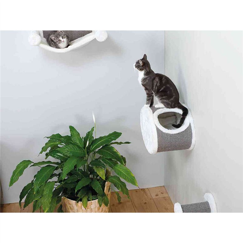 Image secondaire de Grattoir pour Chats Trixie Blanc Gris Ø 18 cm