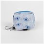 Distributeur de sacs Stitch Bleu clair 100 % polyester 9 x 21 x 3 cm