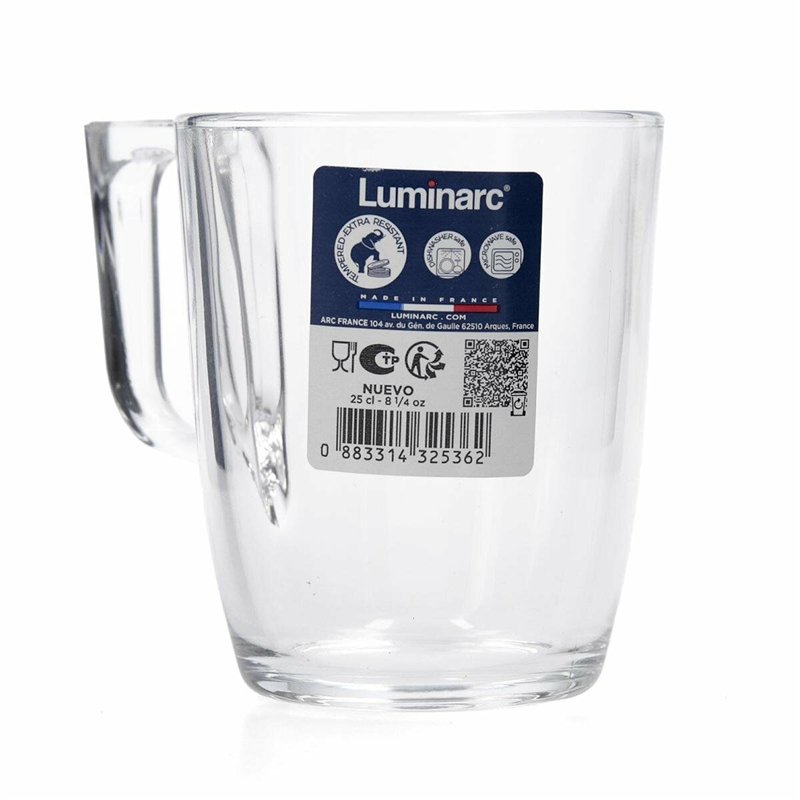 Image secondaire de Tasse Luminarc Zelie Blanc verre 290 ml