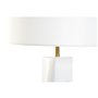 Lampe de bureau DKD Home Decor 8424001847242 33 x 33 x 67 cm Céramique Doré Métal Blanc 220 V 50 W