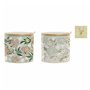 Sucrier DKD Home Decor Bambou Dolomite (7,5 x 7,5 x 7,5 cm)