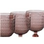 Set de Verres Home ESPRIT Rose Verre 240 ml (6 Unités)