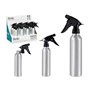 Bouteille Pulvérisatrice Berilo 37581 Noir Argenté Aluminium polypropylène 300 ml (12 Unités)