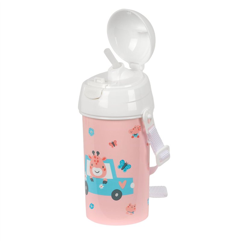 Image secondaire de Bouteille d'eau Safta Jirafa Corail PVC 500 ml