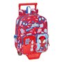 Cartable à roulettes Spider-Man Rescue Bleu Rouge 22 x 27 x 10 cm