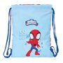 Sac à dos serré par des ficelles Spider-Man Rescue Bleu Rouge 26 x 34 x 1 cm