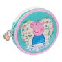 Trousse Scolaire avec Accessoires Peppa Pig Pretty flowers Jaune Menthe 18 Pièces