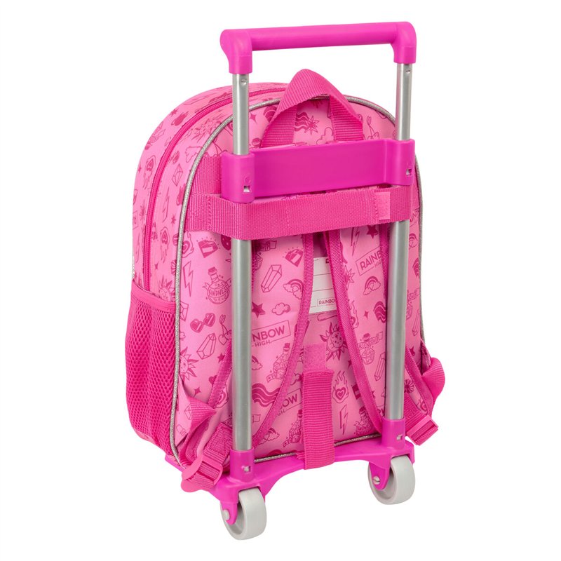 Image secondaire de Cartable à roulettes Rainbow High Shine Multicouleur 28 x 34 x 10 cm